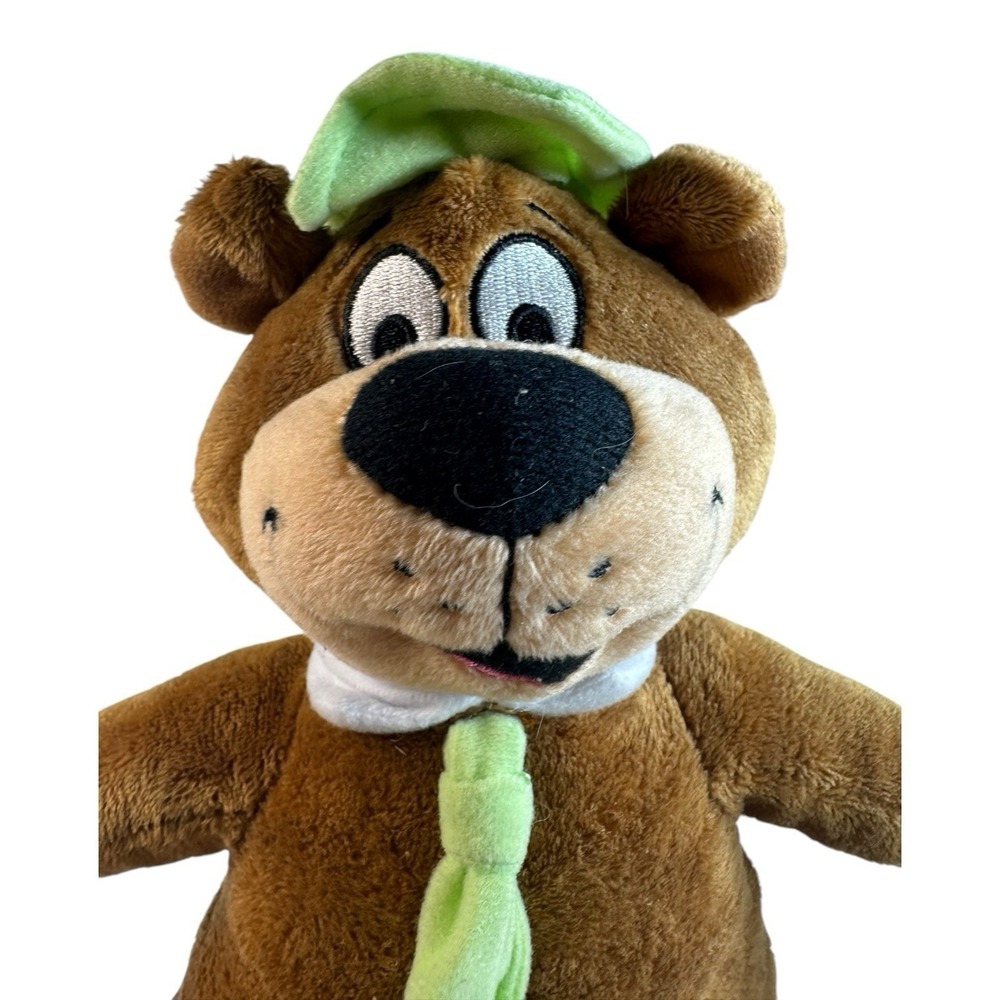 Yogi Bear Plush 11" Stuffed Animal Camp Jellystone Hanna-Barbera Brown Green Hat